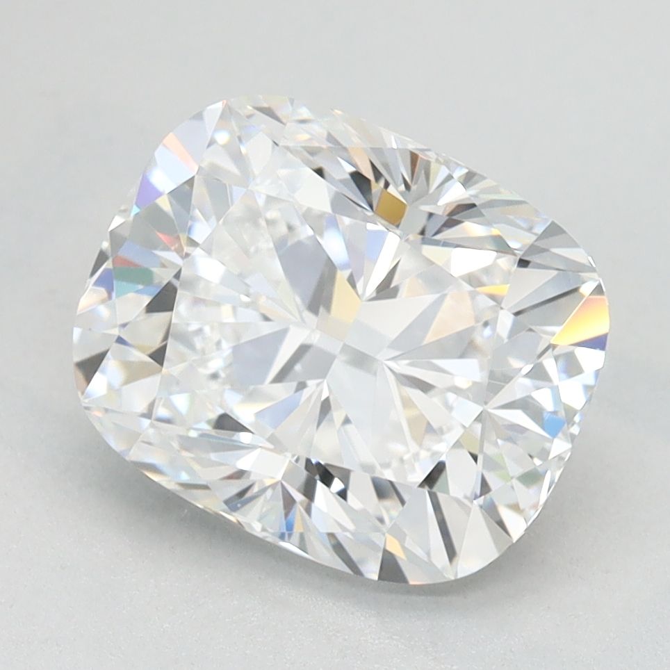 Lab-Grown Cushion Diamond - 2.48 Carats, D Color, VVS2 Clarity - Certified by GIA - Report Number: 1513037596