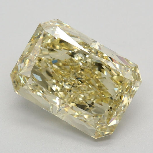 Lab-Grown Radiant Diamond - 3.57 Carats, Fancy Intense Yellow Color, VS1 Clarity - Certified by IGI - Report Number: LG623464613