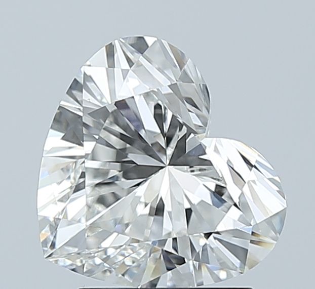 Lab-Grown Heart Diamond - 2.07 Carats, E Color, VVS2 Clarity - Certified by IGI - Report Number: LG714507187
