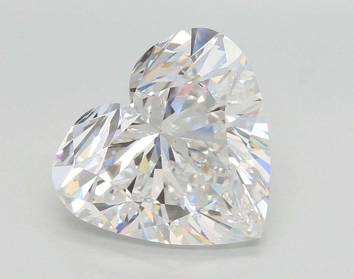 Lab-Grown Heart Diamond - 7.01 Carats, E Color, VS1 Clarity - Certified by IGI - Report Number: LG675554904