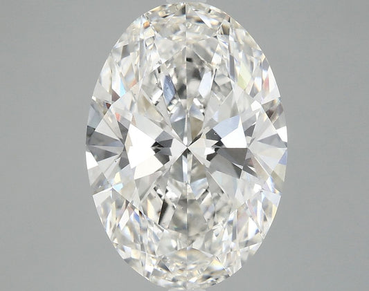 Lab-Grown Oval Diamond - 5.09 Carats, F Color, VS2 Clarity - Certified by IGI - Report Number: LG704508684