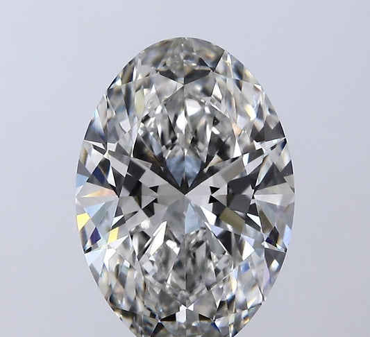 Lab-Grown Oval Diamond - 4.01 Carats, F Color, VVS2 Clarity - Certified by IGI - Report Number: LG715589160