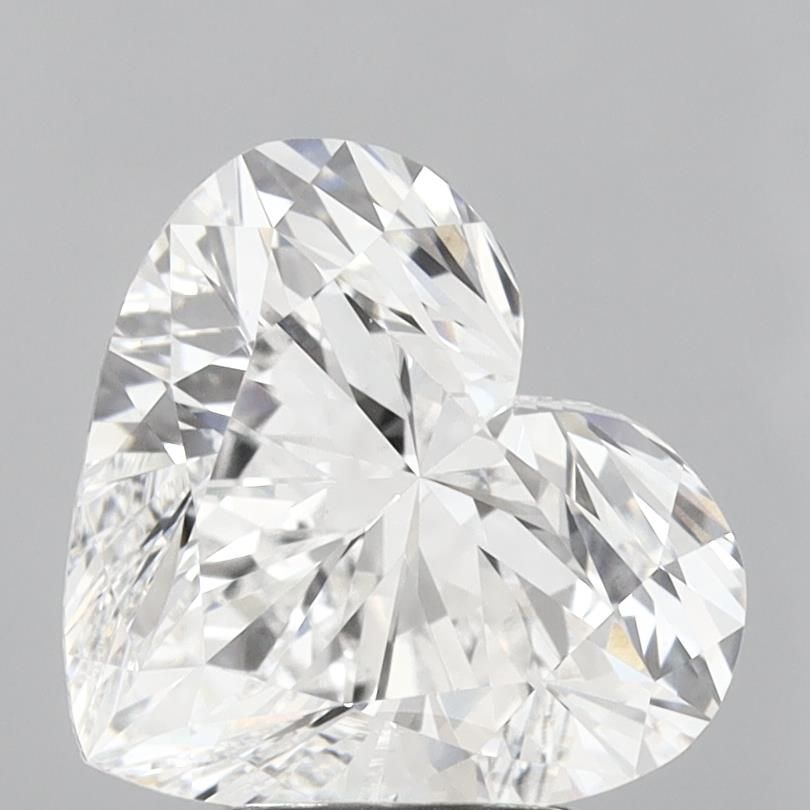 Lab-Grown Heart Diamond - 3.56 Carats, D Color, VS1 Clarity - Certified by IGI - Report Number: LG692598840