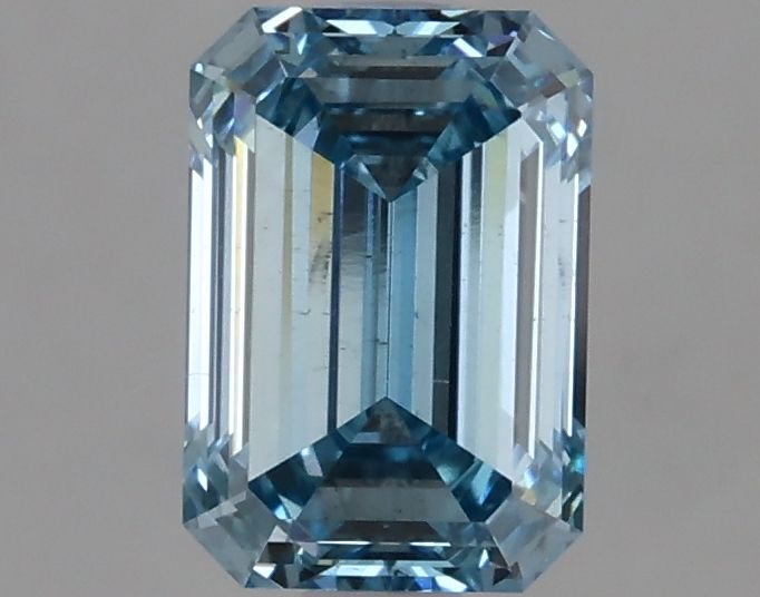Lab-Grown Emerald Diamond - 1.51 Carats, Fancy Vivid Blue Color, VS2 Clarity - Certified by IGI - Report Number: LG633407263