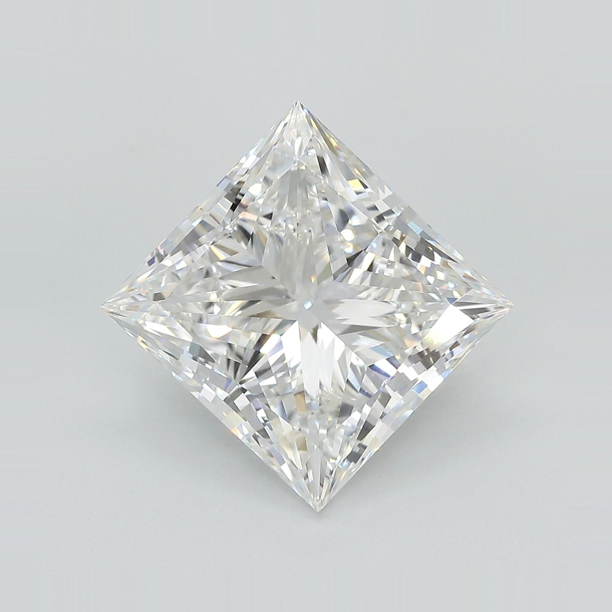 Lab-Grown Princess Diamond - 8.02 Carats, E Color, VS1 Clarity - Certified by IGI - Report Number: LG678573576