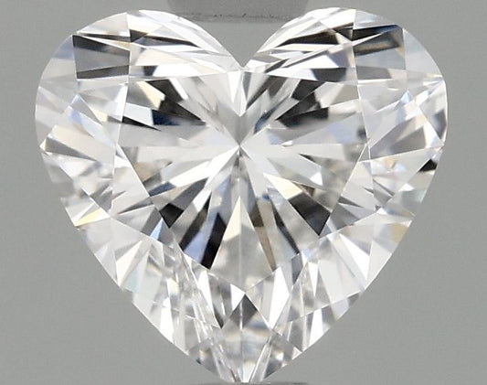 Lab-Grown Heart Diamond - 0.96 Carats, E Color, VVS2 Clarity - Certified by IGI - Report Number: LG691555855