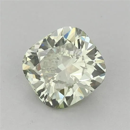 0.83ct Cushion modified Lab Grown Diamond (Colour Fancy Vivid Green, Clarity VVS2, IGI Certified)