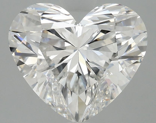 Lab-Grown Heart Diamond - 3.95 Carats, F Color, VS1 Clarity - Certified by IGI - Report Number: LG694595513