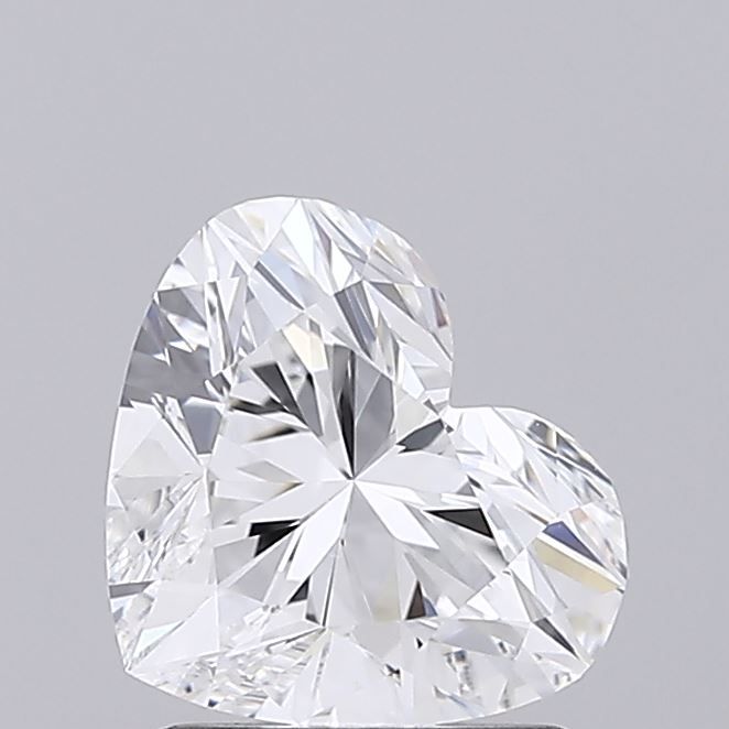 Lab-Grown Heart Diamond - 1.55 Carats, E Color, VVS2 Clarity - Certified by IGI - Report Number: LG675556780