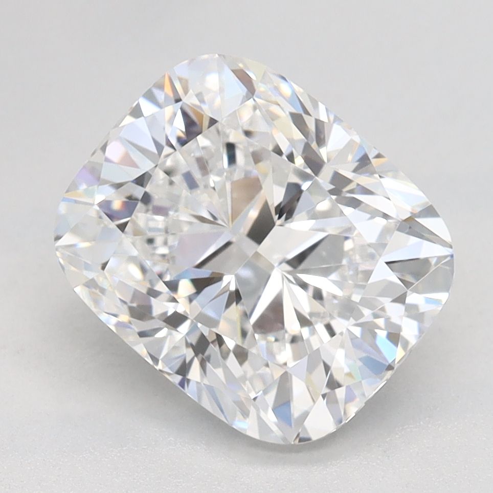 Lab-Grown Cushion Diamond - 2.59 Carats, E Color, VVS2 Clarity - Certified by GIA - Report Number: 1509190037