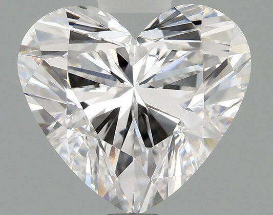 Lab-Grown Heart Diamond - 1.98 Carats, D Color, VVS2 Clarity - Certified by IGI - Report Number: LG694503065