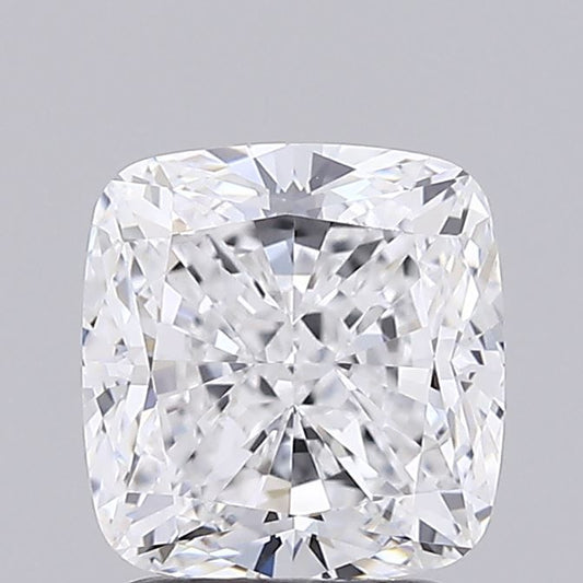 Lab-Grown Cushion Diamond - 2.51 Carats, D Color, VVS2 Clarity - Certified by IGI - Report Number: LG689501173
