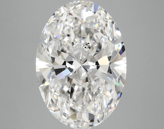 Lab-Grown Oval Diamond - 4.8 Carats, F Color, VS2 Clarity - Certified by IGI - Report Number: LG696547816