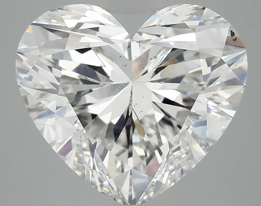 Lab-Grown Heart Diamond - 4.77 Carats, F Color, VS2 Clarity - Certified by IGI - Report Number: LG707540007