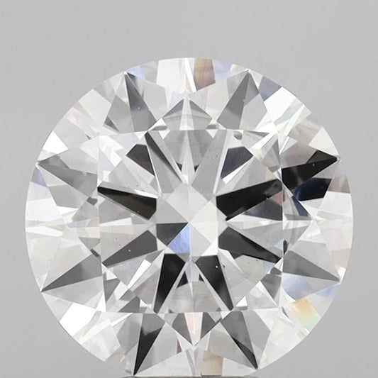 Lab-Grown Round Diamond - 5.5 Carats, F Color, VS2 Clarity - Certified by IGI - Report Number: LG687563639