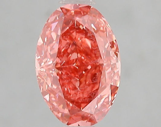 Lab-Grown Oval Diamond - 1.6 Carats, Fancy Vivid Pink Color, VVS2 Clarity - Certified by IGI - Report Number: LG662471684