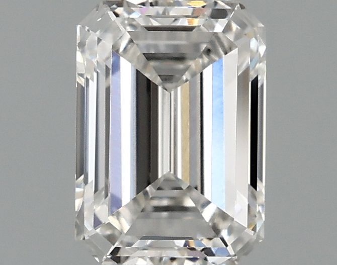 Lab-Grown Emerald Diamond - 0.97 Carats, F Color, VVS2 Clarity - Certified by IGI - Report Number: LG640482552