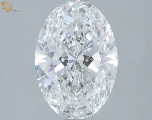 Lab-Grown Oval Diamond - 2.59 Carats, E Color, VVS2 Clarity - Certified by IGI - Report Number: LG681552616