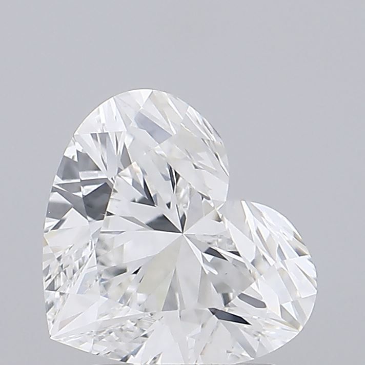 Lab-Grown Heart Diamond - 2.09 Carats, E Color, VVS2 Clarity - Certified by IGI - Report Number: LG710553596