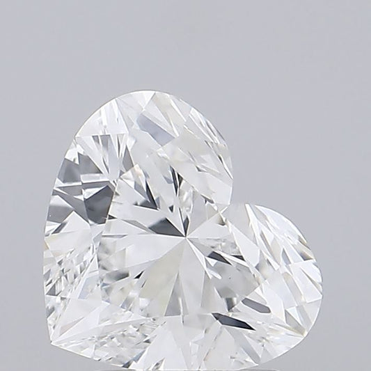 Lab-Grown Heart Diamond - 2.09 Carats, E Color, VVS2 Clarity - Certified by IGI - Report Number: LG710553596