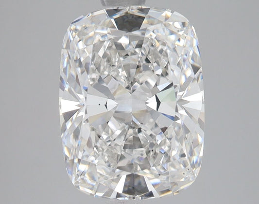Lab-Grown Cushion Diamond - 3.56 Carats, F Color, VS2 Clarity - Certified by IGI - Report Number: LG687547185