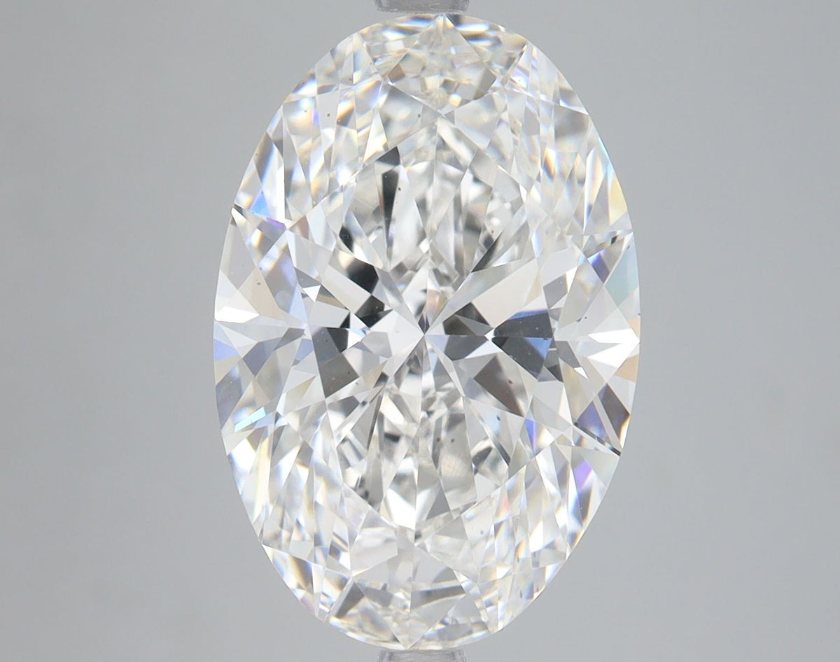 Lab-Grown Oval Diamond - 7.09 Carats, F Color, VS2 Clarity - Certified by IGI - Report Number: LG685591133