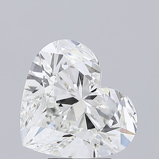 Lab-Grown Heart Diamond - 4.05 Carats, F Color, VS2 Clarity - Certified by IGI - Report Number: LG650478054
