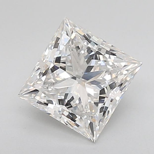 Lab-Grown Princess Diamond - 3.06 Carats, F Color, VS2 Clarity - Certified by IGI - Report Number: LG680572396