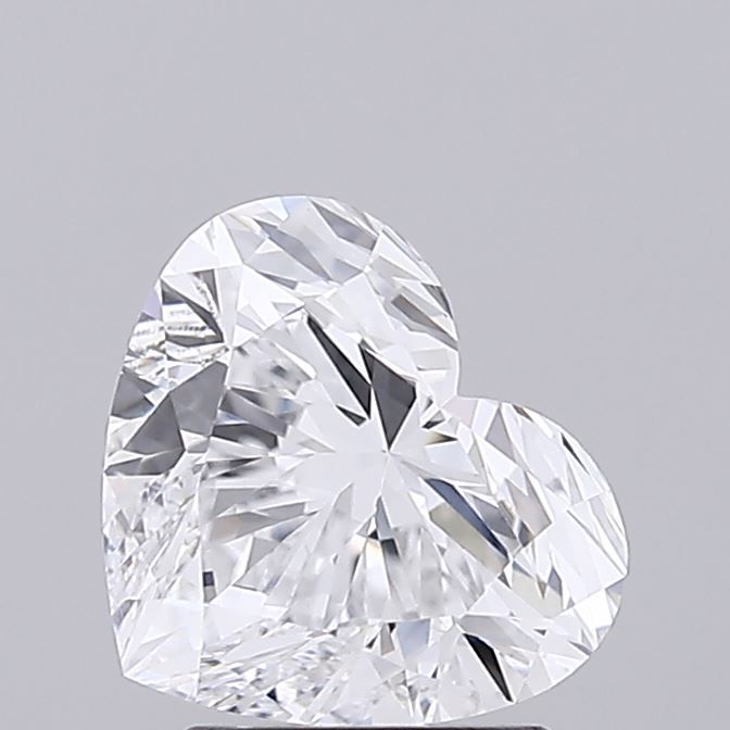 Lab-Grown Heart Diamond - 2.06 Carats, D Color, VVS2 Clarity - Certified by IGI - Report Number: LG689507117