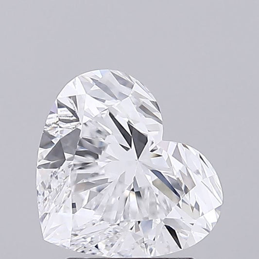 Lab-Grown Heart Diamond - 2.06 Carats, D Color, VVS2 Clarity - Certified by IGI - Report Number: LG689507117