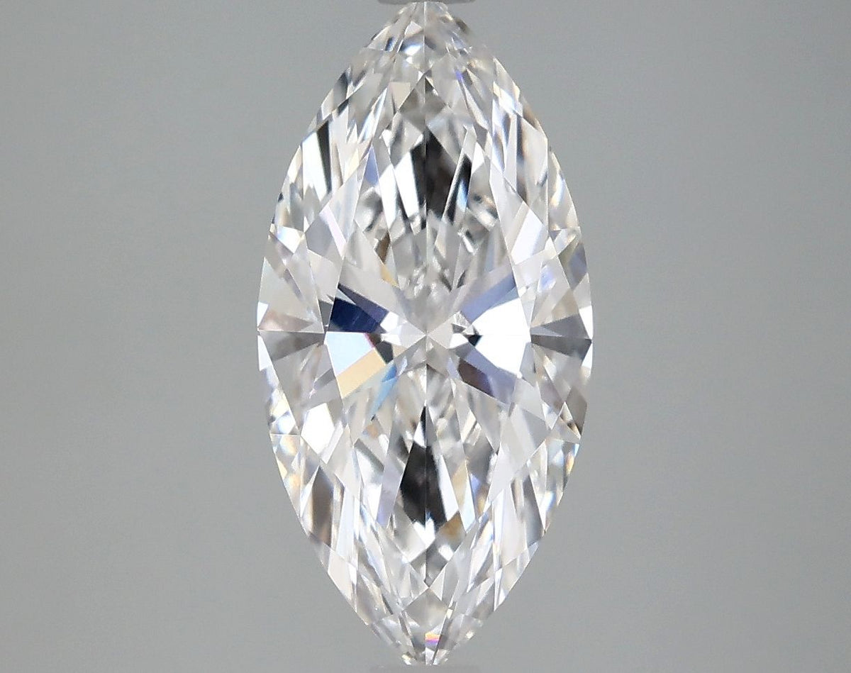 Lab-Grown Marquise Diamond - 2.53 Carats, E Color, VVS2 Clarity - Certified by IGI - Report Number: LG666427474