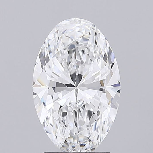 Lab-Grown Oval Diamond - 2.51 Carats, E Color, VVS2 Clarity - Certified by IGI - Report Number: LG696549927