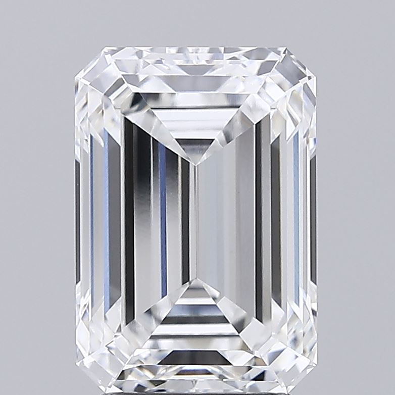 Lab-Grown Emerald Diamond - 3.59 Carats, D Color, VVS2 Clarity - Certified by IGI - Report Number: LG671443691