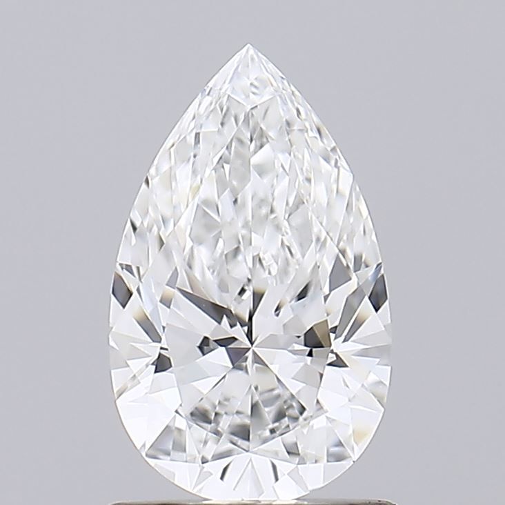 Lab-Grown Pear Diamond - 0.97 Carats, D Color, VVS2 Clarity - Certified by IGI - Report Number: LG629476109