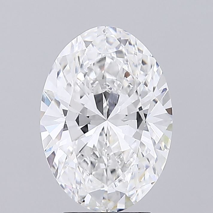 Lab-Grown Oval Diamond - 3.01 Carats, E Color, VVS2 Clarity - Certified by IGI - Report Number: LG690505564