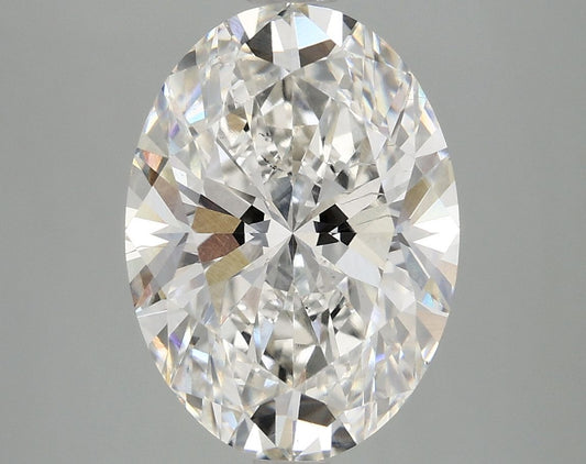 Lab-Grown Oval Diamond - 5.08 Carats, F Color, VS2 Clarity - Certified by IGI - Report Number: LG697520495
