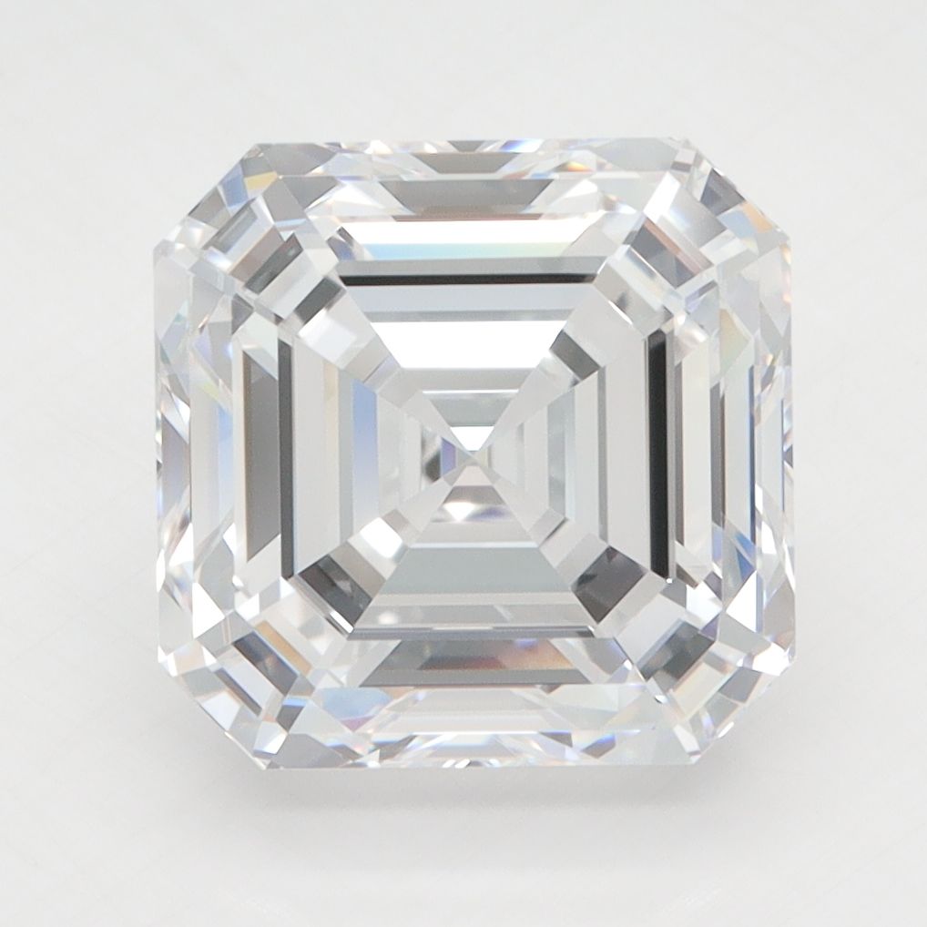Lab-Grown Asscher Diamond - 5.28 Carats, D Color, VVS1 Clarity - Certified by GIA - Report Number: 6512576561