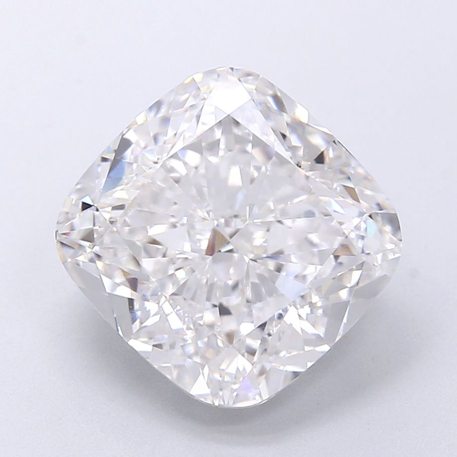 Lab-Grown Cushion Diamond - 6.1 Carats, E Color, VVS2 Clarity - Certified by IGI - Report Number: LG640419424