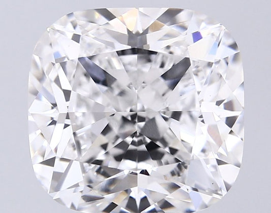 Lab-Grown Cushion Diamond - 6.04 Carats, E Color, VS1 Clarity - Certified by IGI - Report Number: LG681571777