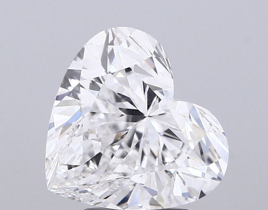Lab-Grown Heart Diamond - 3.5 Carats, E Color, VS1 Clarity - Certified by IGI - Report Number: LG711526479