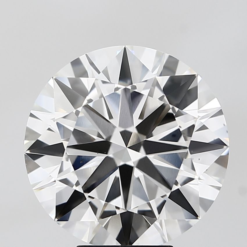 Lab-Grown Round Diamond - 7.03 Carats, F Color, VS2 Clarity - Certified by IGI - Report Number: LG704577334
