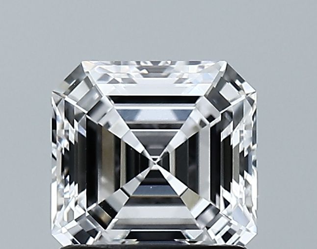 Lab-Grown Asscher Diamond - 1.24 Carats, E Color, VVS2 Clarity - Certified by GIA - Report Number: 2506737554