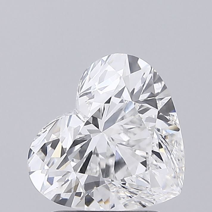 Lab-Grown Heart Diamond - 2.03 Carats, F Color, VVS2 Clarity - Certified by IGI - Report Number: LG603370377