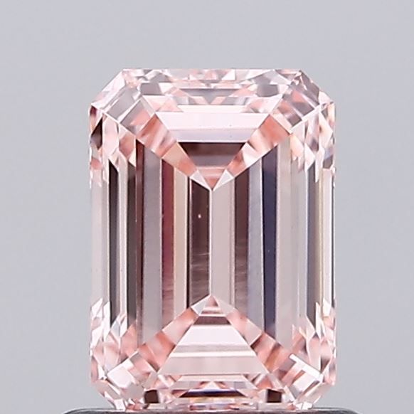 Lab-Grown Emerald Diamond - 0.94 Carats, Fancy Intense Pink Color, VS1 Clarity - Certified by IGI - Report Number: LG673405999