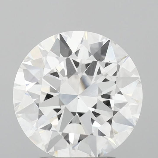 Lab-Grown Round Diamond - 2.59 Carats, E Color, VS1 Clarity - Certified by IGI - Report Number: LG692598810