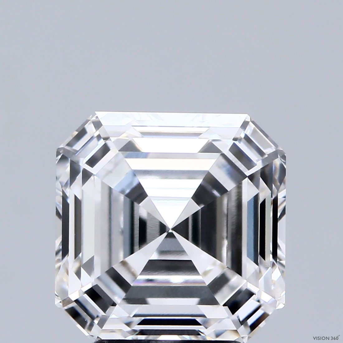 Lab-Grown Asscher Diamond - 4.1 Carats, D Color, VVS2 Clarity - Certified by IGI - Report Number: LG715518330