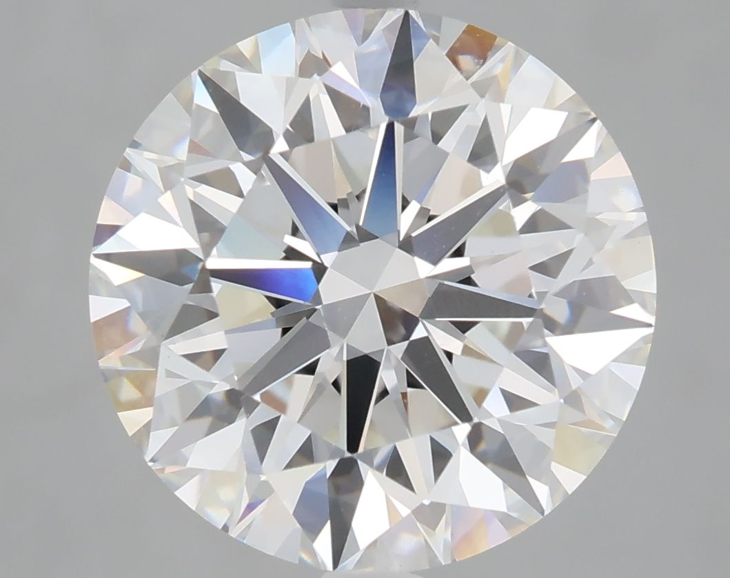 Lab-Grown Round Diamond - 5.02 Carats, F Color, VS1 Clarity - Certified by IGI - Report Number: LG681572378