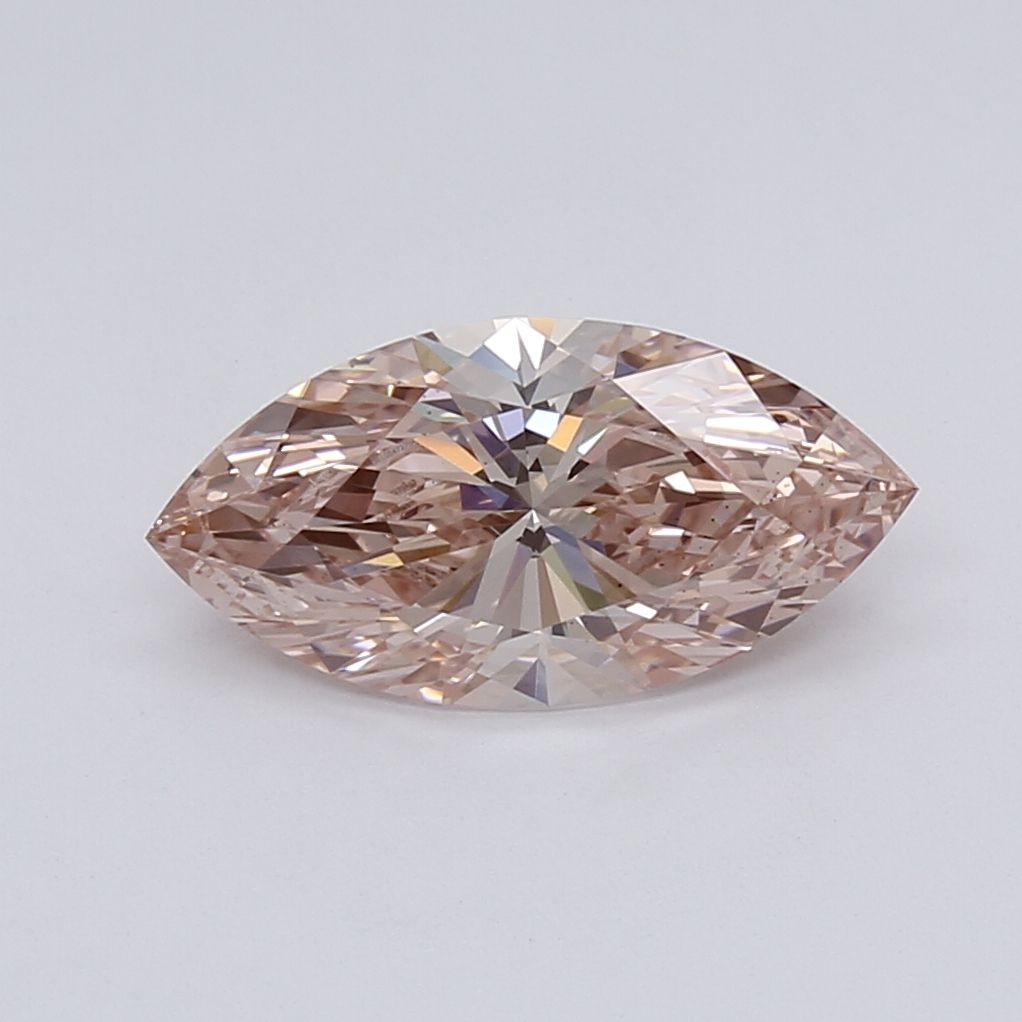 Lab-Grown Marquise Diamond - 2.04 Carats, Fancy Intense Pink Color, SI1 Clarity - Certified by IGI - Report Number: LG547275463