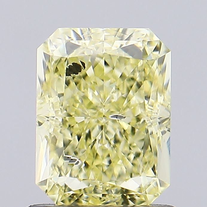Lab-Grown Radiant Diamond - 1.07 Carats, Fancy Intense Yellow Color, SI2 Clarity - Certified by IGI - Report Number: LG621431506