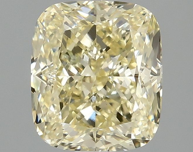 Lab-Grown Cushion Diamond - 2.06 Carats, Fancy Intense Yellow Color, VVS2 Clarity - Certified by IGI - Report Number: LG687527490